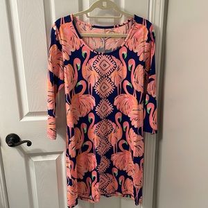 Lilly Pulitzer flamingo dress